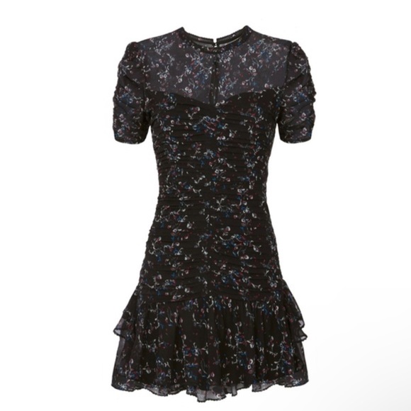 Tanya Taylor Silk Carti Dress 🖤 sz 8 - Picture 6 of 11